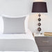 Mitre Essentials Quilted Waffle Cushion Cover Grey Mitre Essentials