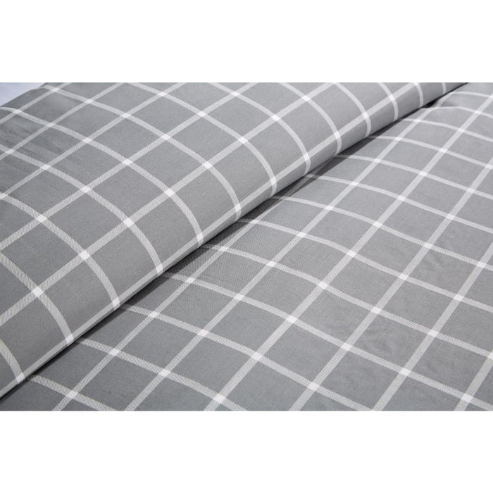 Mitre Essentials Stirling Pillowcase Grey 48 x 75cm Mitre Essentials