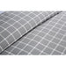 Mitre Essentials Stirling Pillowcase Grey 48 x 75cm Mitre Essentials
