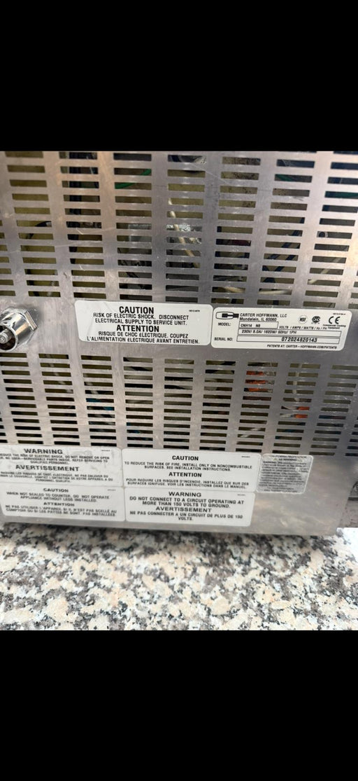 Carter Hoffmann Crisp and Hold 14" Refurbished Canmac Catering Equipment