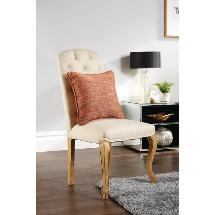 Mitre Polaris Throw Cushion Apricot 43 x43cm Mitre Comfort