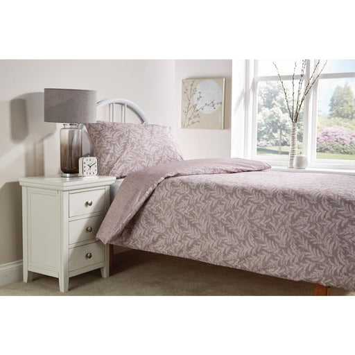 Mitre Essentials Fiorella Pillowcase Taupe Mitre Essentials
