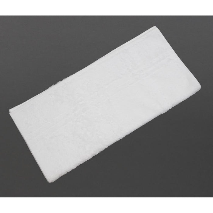 EcoKnit Bath Towel White, 650gsm Non Branded