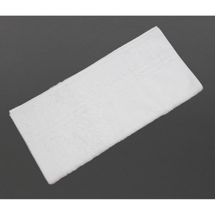 EcoKnit Bath Towel White, 600gsm Non Branded