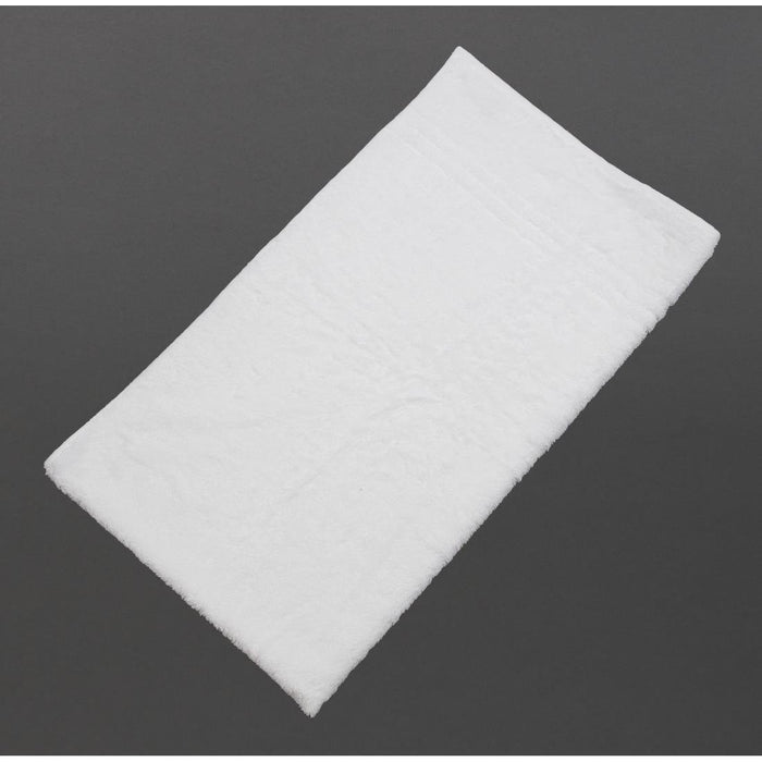 EcoKnit Bath Sheet White, 600gsm Non Branded