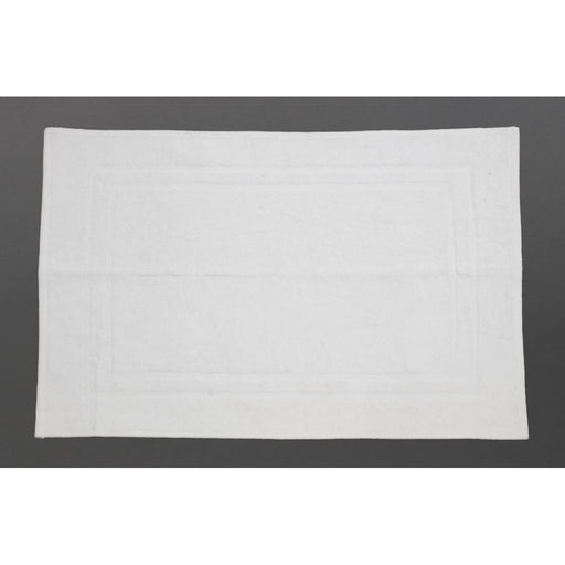 EcoKnit Bath Mat White, 800gsm Non Branded
