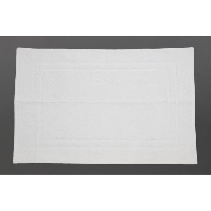EcoKnit Bath Mat White, 800gsm Non Branded