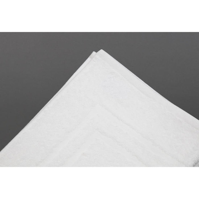 EcoKnit Bath Mat White, 800gsm Non Branded