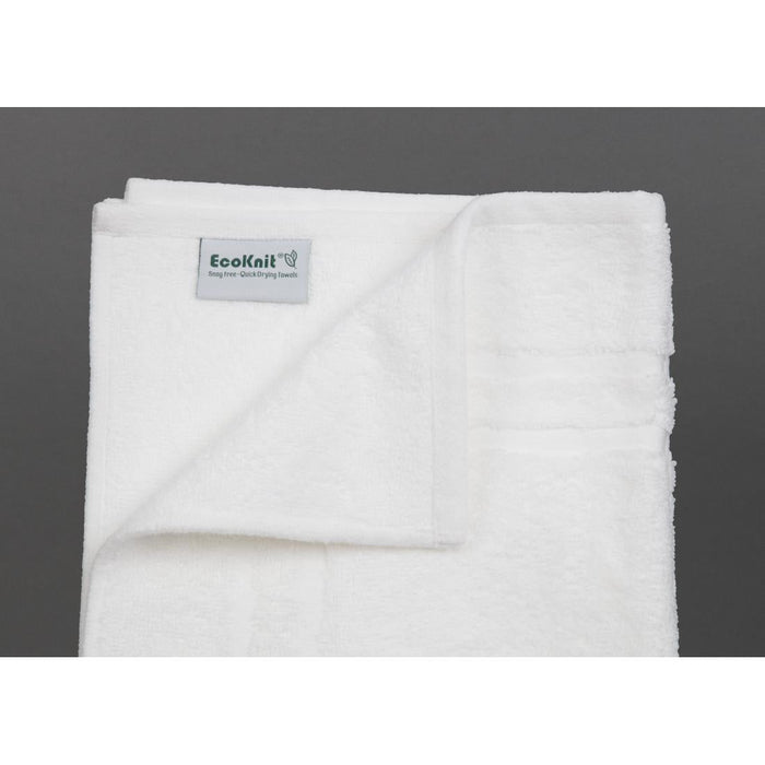 EcoKnit Bath Mat White, 800gsm Non Branded