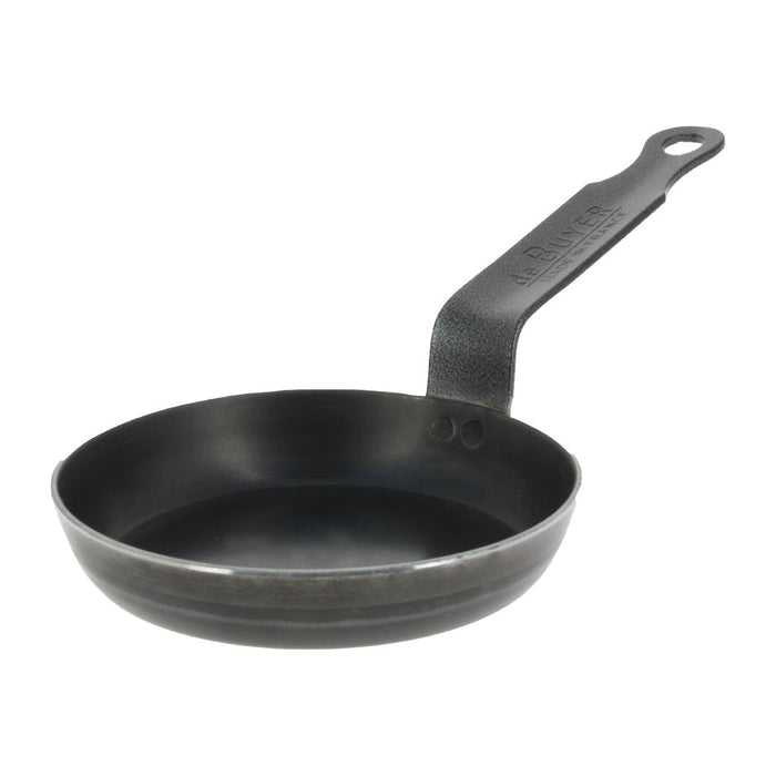 De Buyer Black Iron Blinis Pan 12cm De Buyer