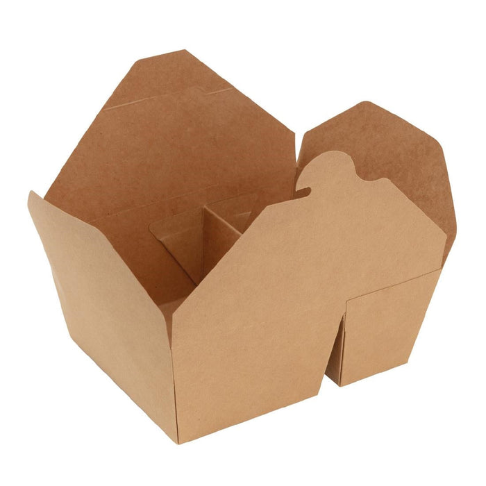Colpac Two Compartment Food Container Medium 380/670ml (200 Pack) Colpac