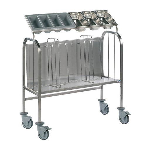Plate capacity: 200, with cutlery