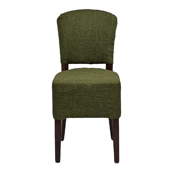 Hanoi Dining Chair In Dark Walnut with Shetland Forest Seatpad (2 Pack) Everyday