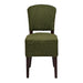 Hanoi Dining Chair In Dark Walnut with Shetland Forest Seatpad (2 Pack) Everyday