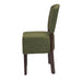Hanoi Dining Chair In Dark Walnut with Shetland Forest Seatpad (2 Pack) Everyday