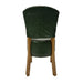 Hanoi Dining Chair In Weathered Oak with Bison Vinyl Cedar (2 Pack) Everyday