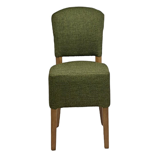 Hanoi Dining Chair In Weathered Oak with Shetland Forest Seatpad (2 Pack) Everyday