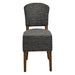 Hanoi Dining Chair In Weathered Oak with Shetland Smoke Seatpad (2 Pack) Everyday