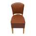 Hanoi Dining Chair In Soft Oak with Bison Vinyl Tan (2 Pack) Everyday