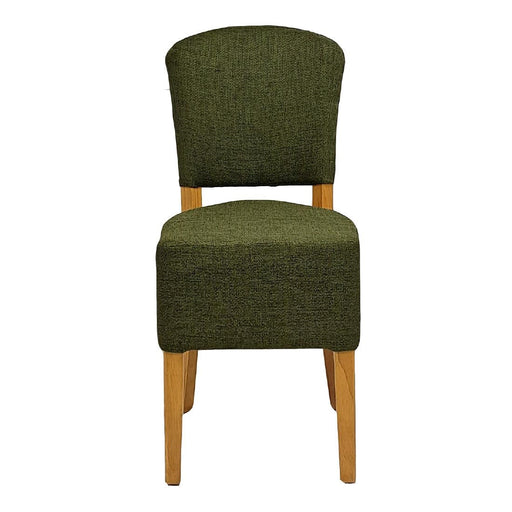 Hanoi Dining Chair In Soft Oak with Shetland Forest Seatpad (2 Pack) Everyday