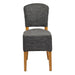 Hanoi Dining Chair In Soft Oak with Shetland Smoke Seatpad (2 Pack) Everyday