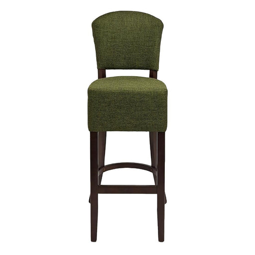 Hanoi Bar Chair in Dark Walnut with Shetland Forest Seatpad Everyday