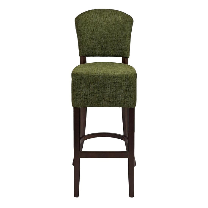Hanoi Bar Chair in Dark Walnut with Shetland Forest Seatpad Everyday