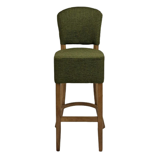 Hanoi Bar Chair in Weathered Oak with Shetland Forest Seatpad Everyday