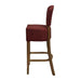 Hanoi Bar Chair in Weathered Oak with Shetland Scarlett Everyday