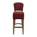 Hanoi Bar Chair in Weathered Oak with Shetland Scarlett Everyday