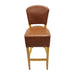 Hanoi Bar Chair in Soft Oak with Bison Tan Vinyl Everyday