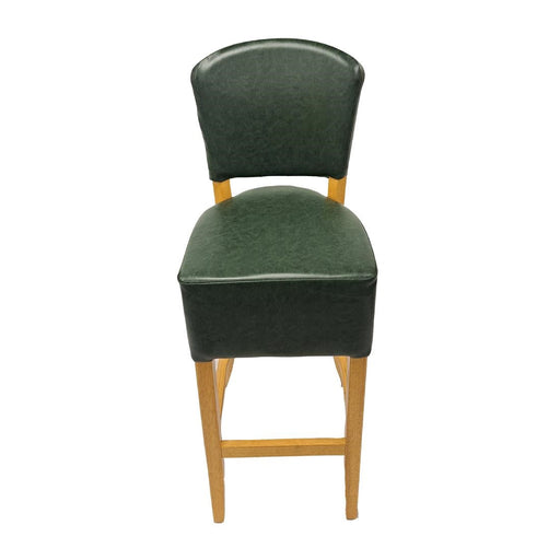 Hanoi Bar Chair in Soft Oak with Bison Cedar Vinyl Everyday