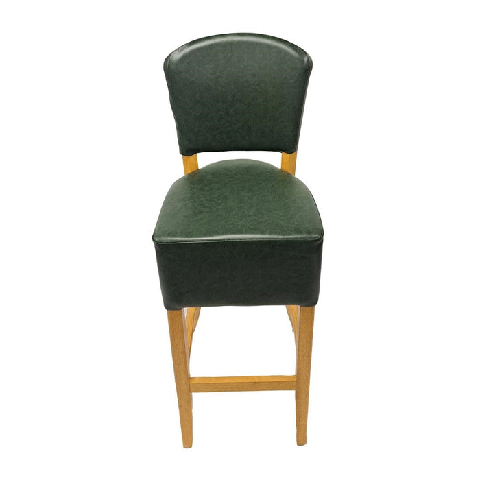 Hanoi Bar Chair in Soft Oak with Bison Cedar Vinyl Everyday