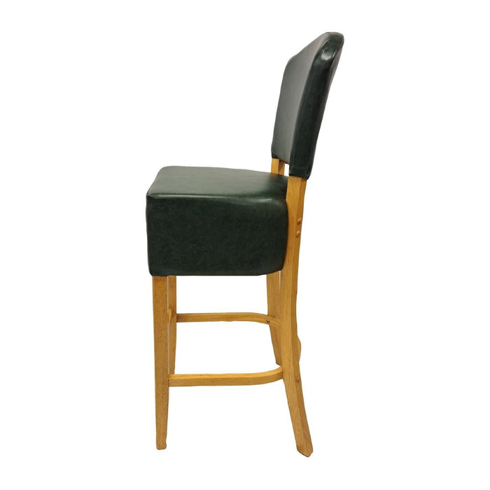Hanoi Bar Chair in Soft Oak with Bison Cedar Vinyl Everyday