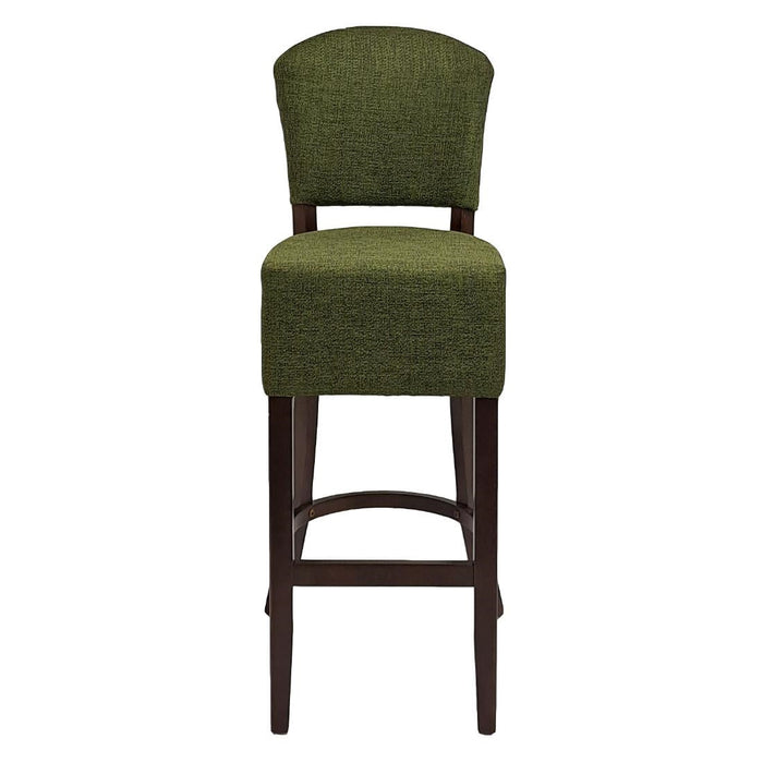 Hanoi Bar Chair In Soft Oak with Shetland Forest Seatpad Everyday