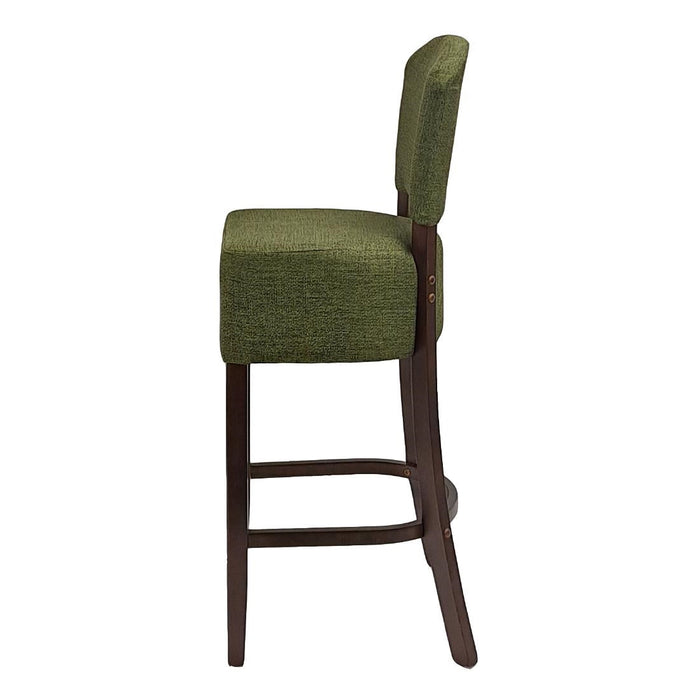 Hanoi Bar Chair In Soft Oak with Shetland Forest Seatpad Everyday