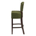 Hanoi Bar Chair In Soft Oak with Shetland Forest Seatpad Everyday