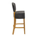 Hanoi Bar Chairs in Soft Oak with Shetland Smoke Seatpad Everyday