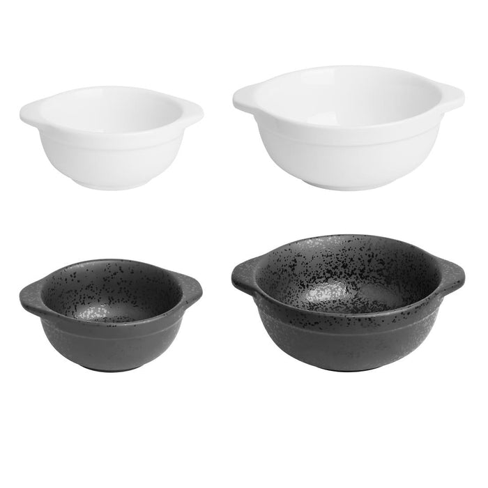 Olympia Whiteware Eared Bowls 640ml (4 Pack) Olympia