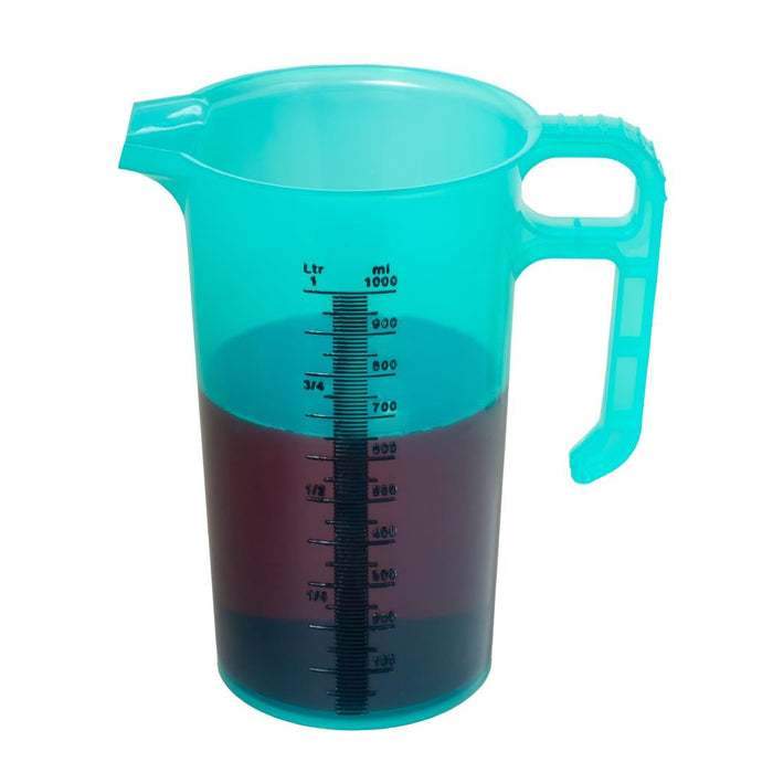 Pro-Measures Polypropylene Measuring Jug Green 1Ltr Pro-Measures