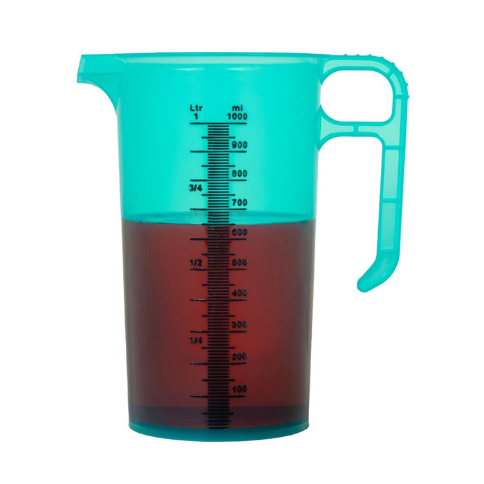 Pro-Measures Polypropylene Measuring Jug Green 1Ltr Pro-Measures