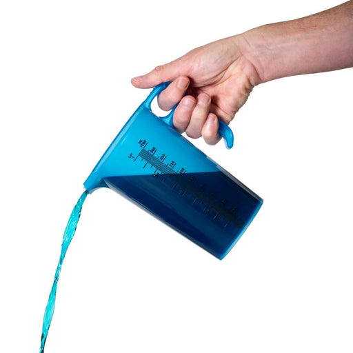 Pro-Measures Polypropylene Measuring Jug Blue 1Ltr Pro-Measures