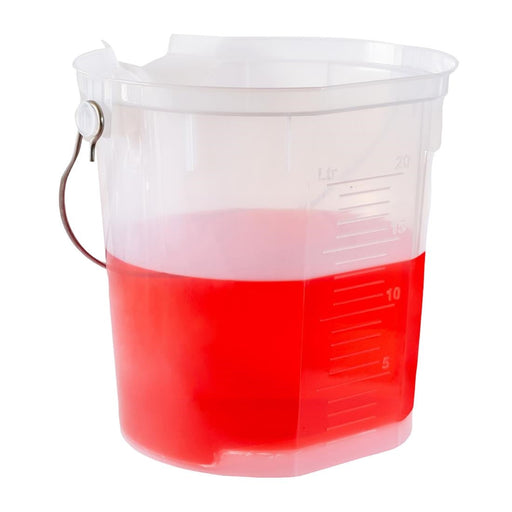 Pro-Measures Polypropylene Measuring Bucket 20Ltr Pro-Measures