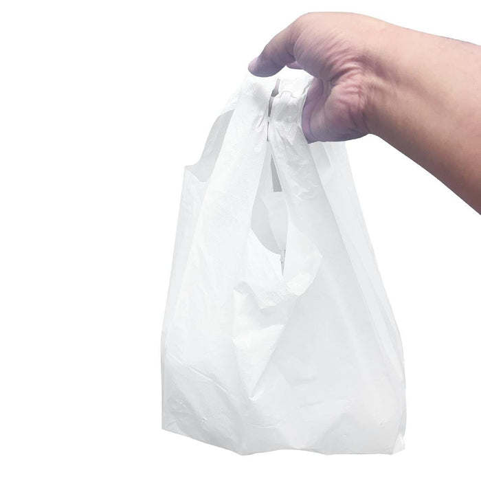 Fiesta Recyclable Large White Carrier Bag (1000 Pack) Fiesta Recyclable