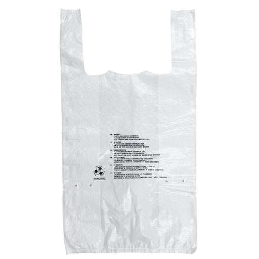Fiesta Recyclable Large White Carrier Bag (1000 Pack) Fiesta Recyclable