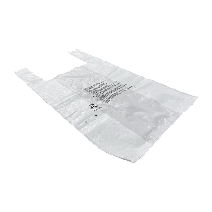 Fiesta Recyclable Large White Carrier Bag (1000 Pack) Fiesta Recyclable