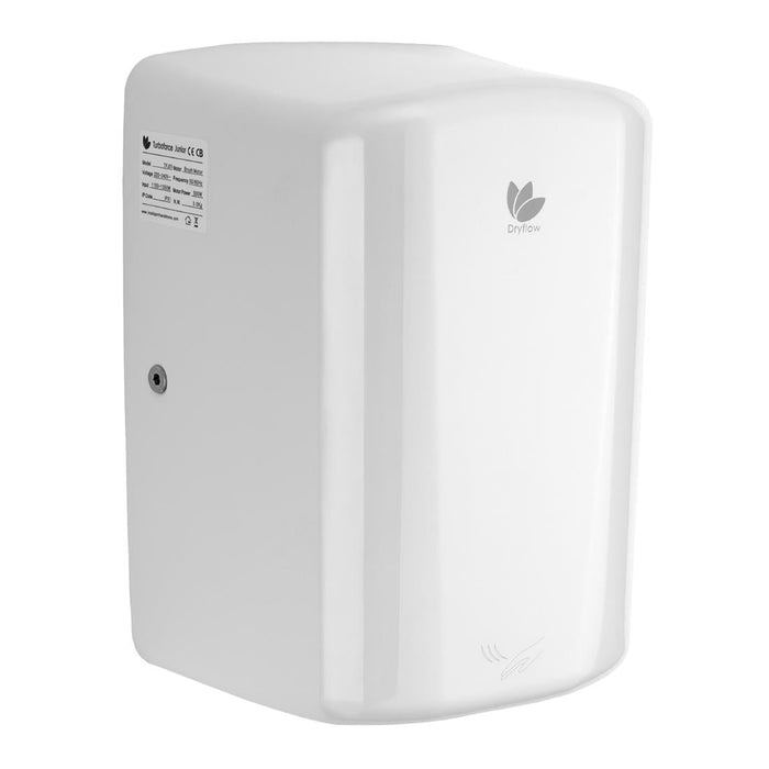 Dryflow Turboforce Junior PLUS Hand Dryer White Dryflow