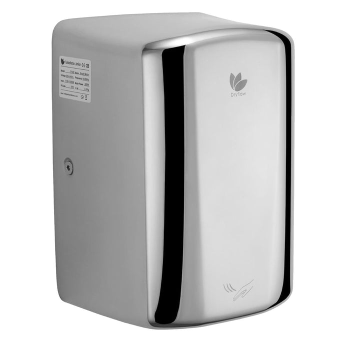 Dryflow Turboforce Junior PLUS Hand Dryer Polished Chrome Dryflow