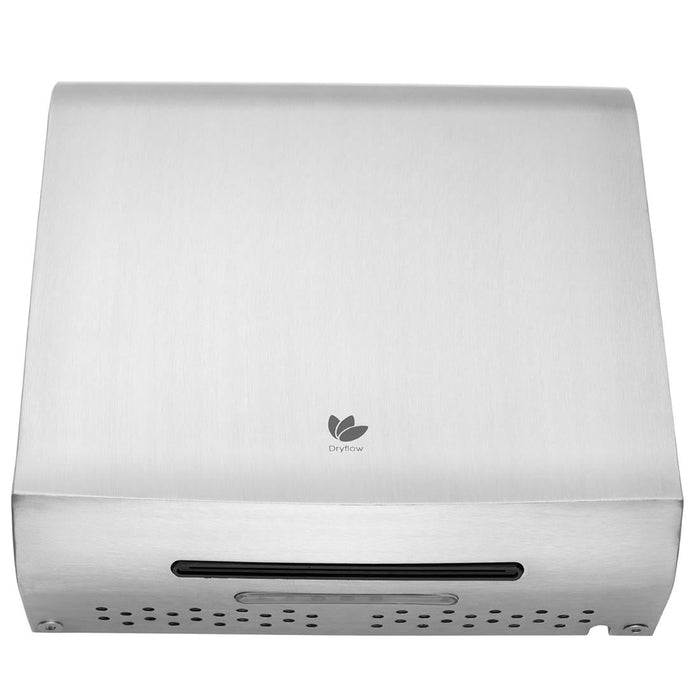 Dryflow EcoWave HEPA Hand Dryer Brushed Satin Dryflow
