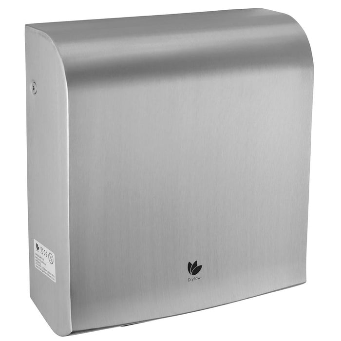 Dryflow EcoWave HEPA Hand Dryer Brushed Satin Dryflow